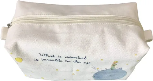 Vista 3 de Bolsa de viaje The Little Prince, bolsa de maquillaje, bolsa de cosméticos, Blanco