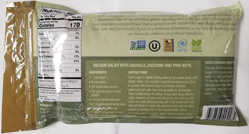 Vista 2 de #4 Trigo Bulgur tradicional extra grueso 2lb.