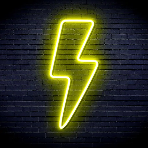 Vista 11 de AdvPro Rayo Rayo Estándar Flex Silicona LED Neon Sign - Azul - st16s42-fnu0002-b