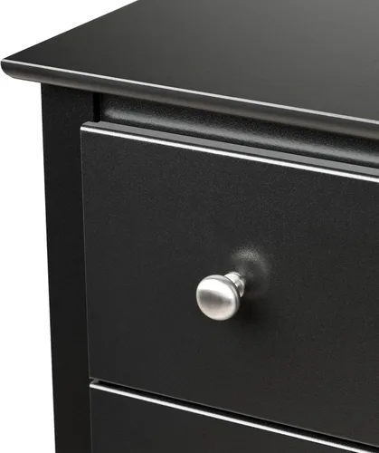 Vista 7 de Prepac Sonoma - Cómoda doble de 6 cajones para dormitorio, 16 pulgadas de profundidad x 59 pulgadas de ancho x 29 pulgadas de alto, color negro