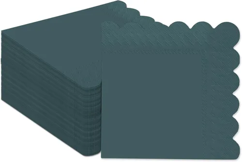 Vista 19 de qiqee Servilletas de cóctel Morandi Colors de 5 x 5 pulgadas, desechables, para bodas, cenas, fiestas de cumpleaños, postre, servilletas de papel