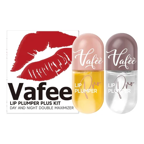 Vista 8 de Vafee - Rellenador de labios DEROL, suero natural para el cuidado de los labios y realzador de labios, mascarilla labial para labios más llenos