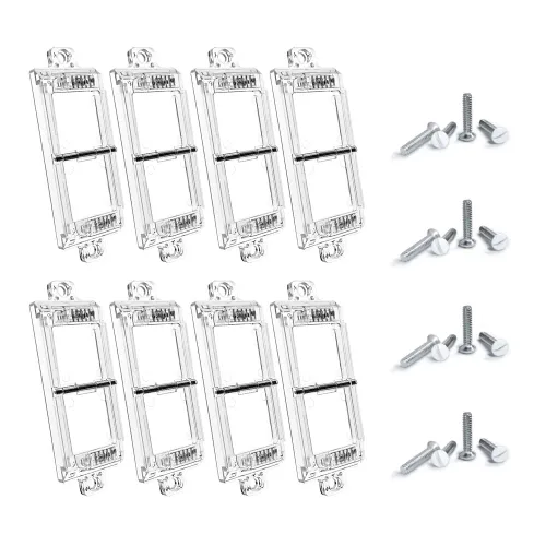 Vista 7 de ILIVABLE - Protector de interruptor de luz basculante, cubierta de placa de interruptor a prueba de niños protege tus luces de ser encendidas