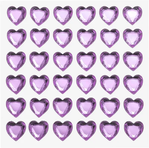 Vista 63 de MECCANIXITY 144 calcomanías autoadhesivas de diamantes de imitación de corazón de 0.394 pulgadas para maquillaje de San Valentín, artes y Azul Oscuro