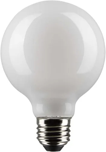 Satco 6Pk 6w G25 Globo Filamento LED 2700K E26 Base Blanco Regulable - 60W Equiv