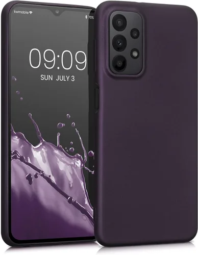 Vista 103 de kwmobile Funda compatible con Samsung Galaxy A12 - Funda protectora de silicona TPU suave y delgada - Verde oscuro mate