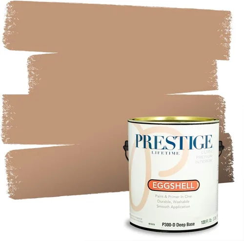 Vista 226 de PRESTIGE Pintura exterior e imprimación en uno, bronceado Aberdeen, plano, 1 galón