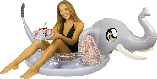 Vista 11 de PoolCandy Tubos inflables de piscina y anillos de natación para animales