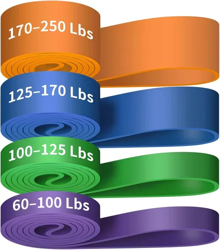 Vista 10 de Alllvocles Resistance Band, Pull Up Bands, Pull Up Assistance Bands, Workout Bands, Exercise Bands, Resistance Bands Set for Legs, Working Out