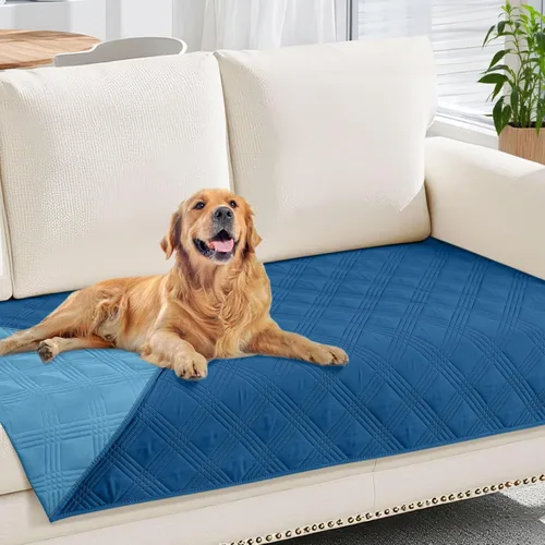 Vista 181 de hyha - Manta impermeable para cama de perro, mantas suaves para mascotas, funda impermeable para sofá para perros, fundas reversibles lavables