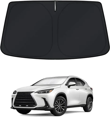 Vista 220 de KUST Parasol para parabrisas para Honda Accord 2018-2024 2025 2026, accesorios de ventana de 4 capas, protector solar plegable, bloquea los rayos