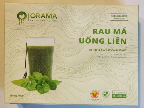 Vista 2 de Quang Thanh Centella Asiatica Instant Powder Vietnam Té de hierbas Rau Ma