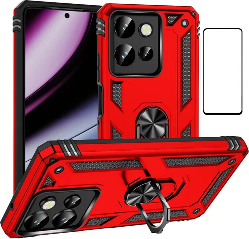 Vista 62 de Funda para Xiaomi 11T / Mi 11t Pro con protector de pantalla, ajuste delgado, protección militar a prueba de golpes, funda protectora para Xiaomi