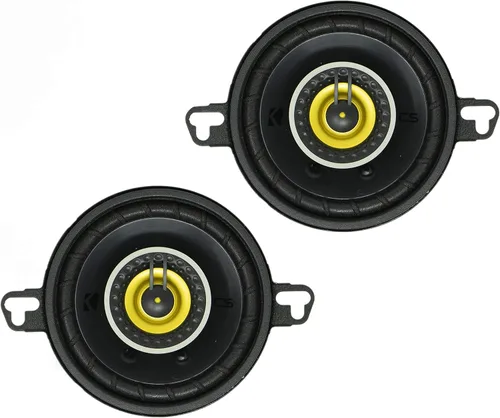 KICKER 46CSC354 Serie CS CSC35 altavoces coaxiales de 3.5 pulgadas (89mm), 4 ohmios (par)