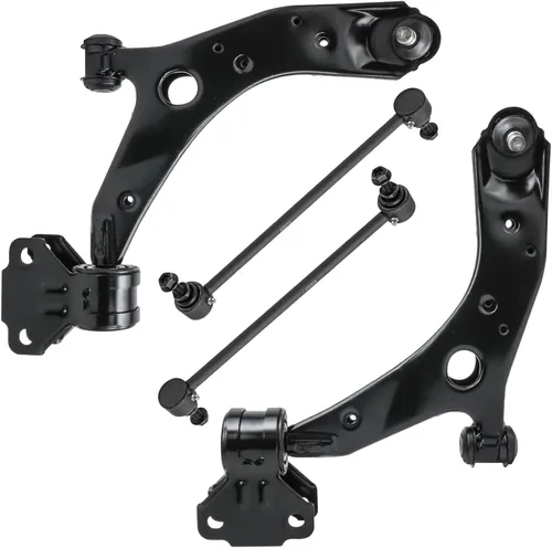 Vista 16 de Detroit Axle - 4 brazos de control traseros para Ford C-Max Focus Mazda 3 5 Volvo C30 C70 S40 V50, 4 brazos de control superior e inferior