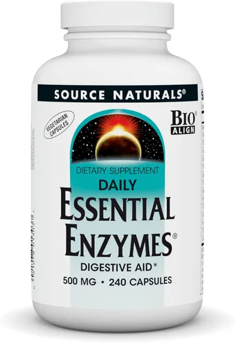 Vista 7 de Source Naturals Essential Enzymes - Suplemento de enzimas múltiples bio-alineadas de 500mg, defensa herbal para digestión, gases, estreñimiento