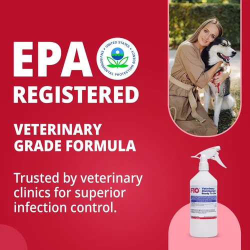 Vista 2 de Desinfectante veterinario F10 de 1 litro (listo para usar)