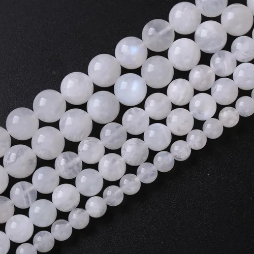 Vista 95 de 4MM 86 piezas Cuentas sueltas de piedra natural de amazonita calcedonia para hacer joyería DIY Pulsera Collar 1 hebra