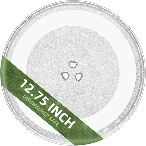 Vista 16 de Reemplazo de placa de microondas de 9.6 pulgadas más pequeña compatible con placa de vidrio para microondas Panasonic F06016D00XN, reemplazo