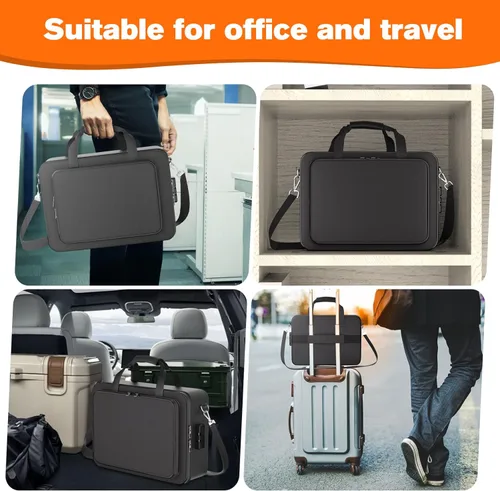 Vista 8 de Caja de documentos ignífuga, a prueba de fuego para documentos del hogar, caja de documentos segura contra incendios – 5500 °F con una contraseña