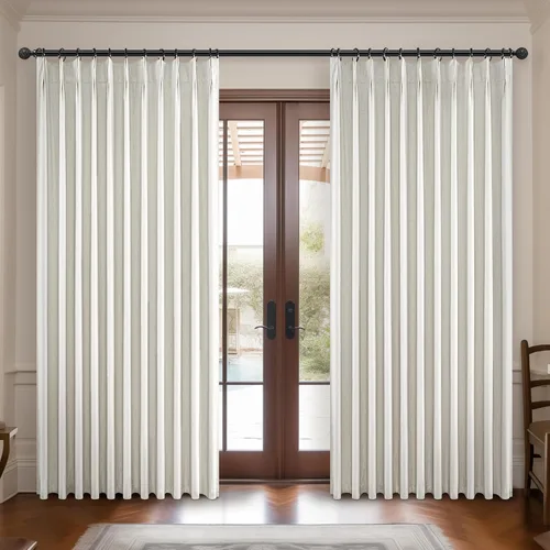 Vista 30 de Cortinas y Drapeados Modernos con Pliegues Pellizco Rosa Bebé de 84 Pulgadas de Largo, Juego de 2 Paneles para Sala de Estar, Cortina de Ventana