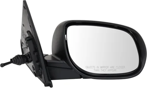 Vista 125 de TRQ Cubierta cromada del espejo manual del lado del pasajero, acabado liso para Volvo VNL 2004-2014