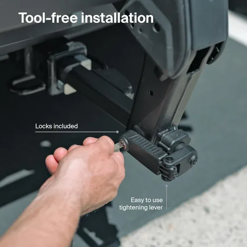 Vista 8 de Thule Outpace 2 Portabicicletas - Soporte de bicicleta compacto y ligero - Diseño plegable - Se adapta a la mayoría de estilos de bicicletas
