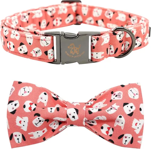 Vista 21 de Elegante Collar de Perro de Elegant Little Tail con Bolas de Verano y Moño - Lindo Collar con Moño para Perros Pequeños, Medianos y Grandes