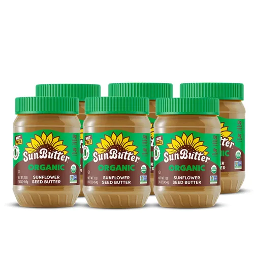 Vista 6 de Sunbutter El girasol cremoso esparce los envases libres del alérgeno dos cinco libras del cacahuete