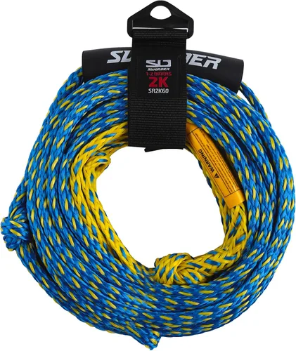 Swonder Cuerdas de remolque de 2 secciones para tubería, 1-4 cuerdas de 60 pies para tubos remolcables