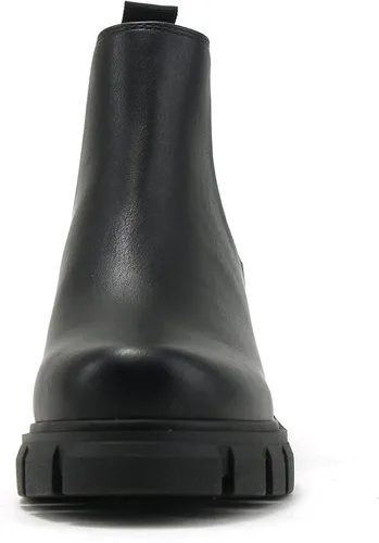 Vista 3 de Soda Pioneer - Botines Chelsea de tacón bajo para mujer, con doble elástico
