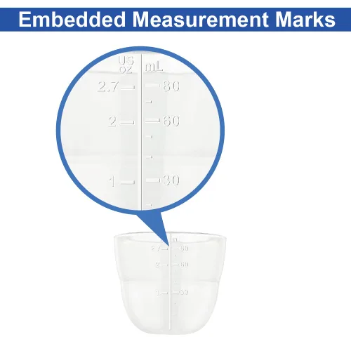 Vista 5 de Maymom Botella de recolección de leche de boca ancha con tapa de cúpula, parte superior de botella, disco SureSeal; compatible con botellas Spectra