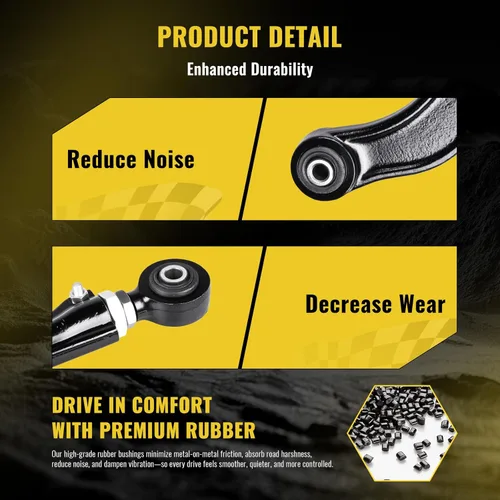 Vista 4 de TUCAREST 2 piezas K100002 Conjunto de brazo de control superior trasero compatible con Fo-rd C-Max Escape Focus/Mazda 3 5/V-olvo C30 C70 S40 V50