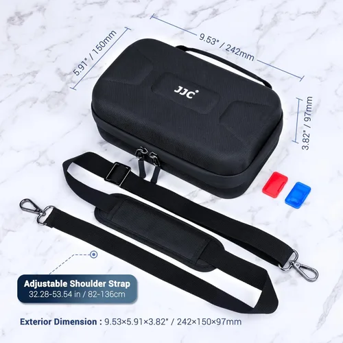 Vista 6 de JJC Osmo Pocket 3 - Funda de transporte portátil para DJI Osmo Pocket 3 Creator Combo, Osmo Pocket 3 Funda protectora de viaje con correa