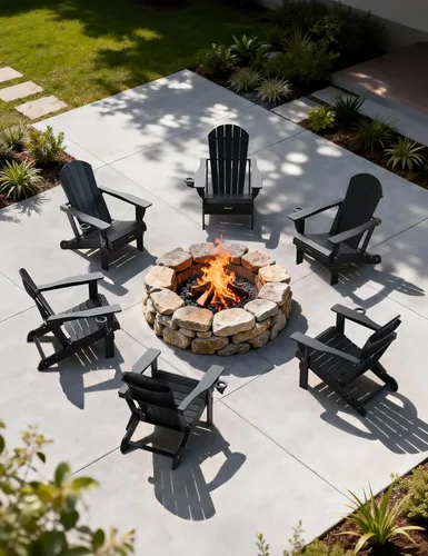 Vista 36 de Silla Adirondack Plegable, Sillas Adirondack de Plástico con Textura de Madera con 2 Portavasos, Silla para Hoguera de HDPE Resistente a