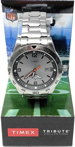 Vista 6 de Timex Tribute Citation - Reloj de cuarzo de 1.654in para hombre con correa de acero inoxidable