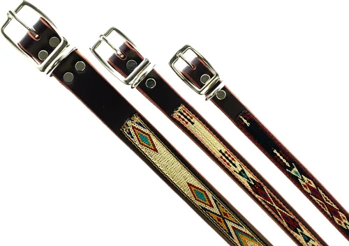 Latigo Leather Dog Collar (Desert Moon, Small)