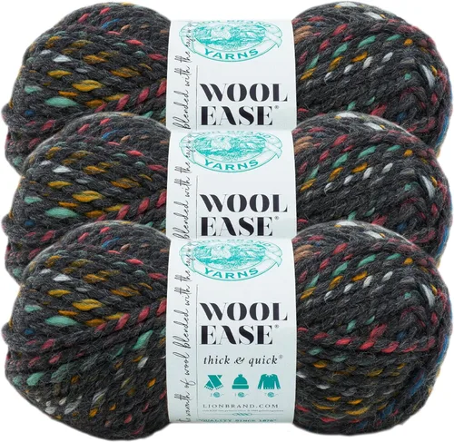 Vista 136 de LION BRAND YARN COMPANY - Ovillo de lana THICK & QUICK color Edén