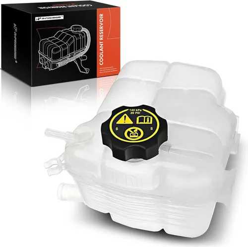 A-Premium Tanque de depósito de desbordamiento de recuperación de refrigerante [con tapa] Compatible con Chevrolet Cruze 10-16, Orlando 12-14 y