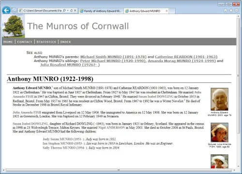 Vista 8 de Calico Pie Family Historian 7 Genealogy and Family Tree Software (Windows)