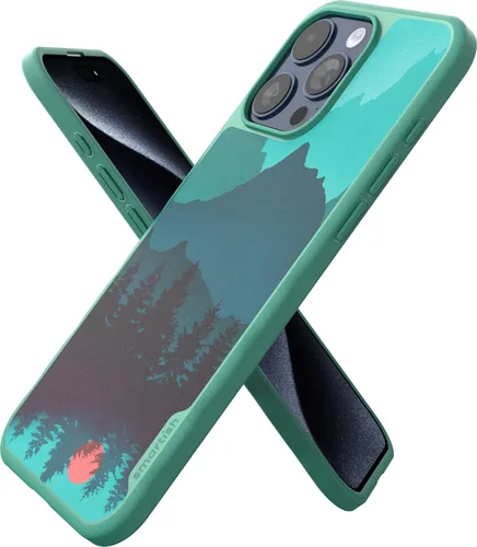 Vista 80 de Smartish® - Funda magnética para iPhone 15, Gripmunk compatible con MagSafe [ligera + protectora], funda de agarre delgada con forro de microfibra