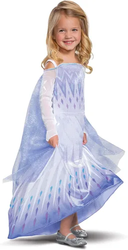 Vista 3 de Disguise Disfraz de Frozen Snow Queen Elsa Deluxe para niños