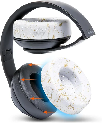 Vista 18 de WC SweatZ Studio - Fundas patentadas para almohadillas de oído para Beats Studio 3 (A1914) & Beats Studio 2 (B0500 / B0501), fabricadas por Wicked