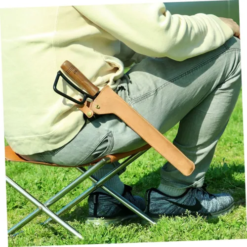 Vista 3 de GANAZONO Cubierta de protección de cuero para pinzas contra incendios, terraza, patio, suministros de campamento al aire libre