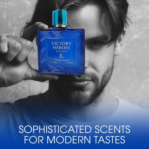 Vista 5 de Victory Heroes - Eau De Toilette Natural Spray para hombre, 3.4 fl oz
