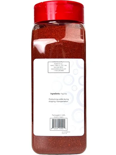 Vista 4 de Pimentón dulce molido en polvo, 10 onzas, sin OMG, kosher, halal y sin gluten, marca Dubble O