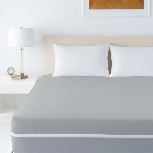 Vista 15 de Protector de colchón de litera de 42 x 80 pulgadas, funda 100% impermeable con cremallera, 6 pulgadas de profundidad, carcasa de seis lados