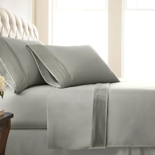 Vista 27 de Southshore Fine Linens®, juego de ropa de cama con bolsillo profundo, Microfibra, Negro, gemelo