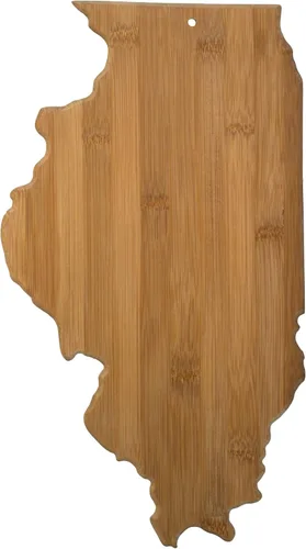 Vista 39 de Tabla para cortar y servir modelo Alabama de Totally Bamboo, de bambú 100%, para cocina y entretenimiento, Alabama, Marrón