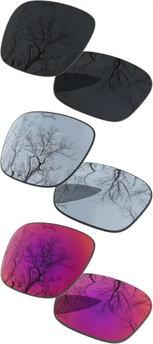 Vista 14 de ToughAsNails Set of 3 Replacement Lenses for Oakley Jupiter Squared Pack